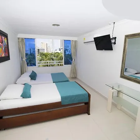 Apartamento Ec-al Cerca Al Mar Con Aire Acondicionado Wifi Y Piscina Cartagena